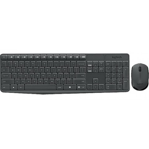 Bevielė klaviatūra + bevielė optinė pelė Logitech Combo MK235 RU